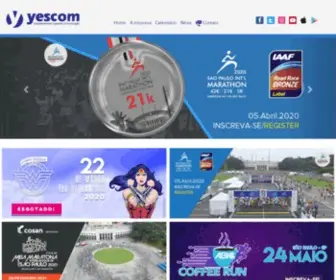 Yescom.com.br(Yescom Entretenimento Esporte Comunica) Screenshot