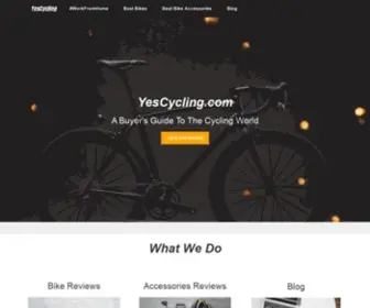 Yescycling.com(Discover all aspects of cycling at YesCycling) Screenshot