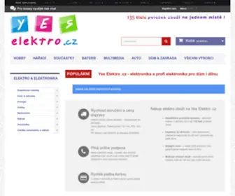 Yeselektro.cz(Elektronika a profi elektronika) Screenshot