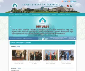 Yesevi.edu.tr(Ahmet) Screenshot