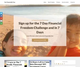 Yesfinanciallyfree.com(Yes Financially Free) Screenshot