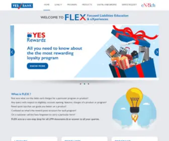 Yesflex.in(YES BANK) Screenshot