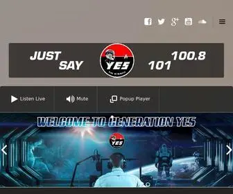 Yesfmonline.com(YES FM) Screenshot