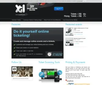 Yesgolive.com(Do it yourself online ticketing) Screenshot