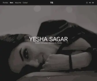 Yeshasagar.com(Yesha Sagar) Screenshot