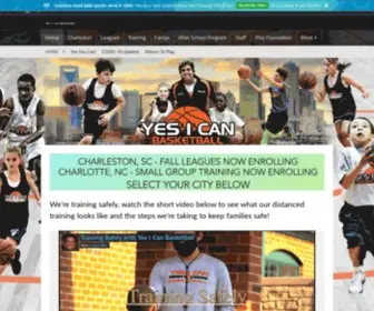 Yesicanbasketball.com(Yes I Can Basketball) Screenshot