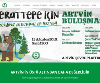 Yesilartvindernegi.org(Artvin'in) Screenshot