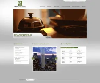 Yesilholding.com(Il Holding) Screenshot