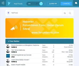 Yesilpusula.com(Yeşil Pusula) Screenshot