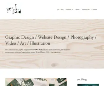Yesisaid.design(Graphic Designer) Screenshot