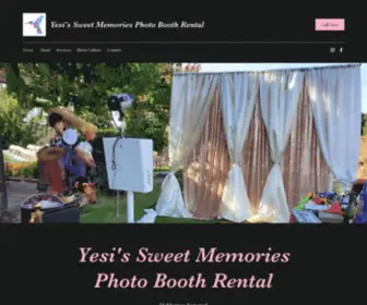 Yesissweetmemories.com(Yesi's Sweet Memories Photo Booth Rental) Screenshot