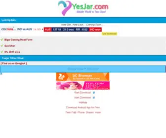 Yesjar.com(Live TV and Online Movies) Screenshot