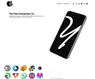 Yesmanenterprisesinc.com(Cryptocurrency, ICO, Mobile App & Dapp Development) Screenshot