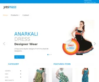 Yesmass.com(Online Shopping) Screenshot