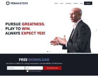 Yesmasters.com(Best Real Estate Agent Training by Kevin Ward) Screenshot