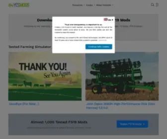 Yesmods.com(Farming Simulator 19 Mods (aka FS19 Mods)) Screenshot