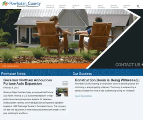 Yespowhatan.com(Powhatan County Economic Development) Screenshot