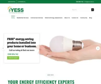 Yess.net.au(FREE Energy Saving Products For Your Home or Business) Screenshot