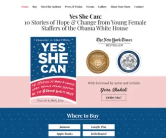 Yesshecanbook.com(Yes She Can) Screenshot