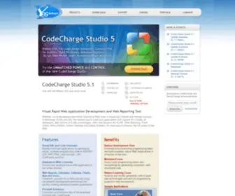 Yessoftware.com(CodeCharge Studio for Rapid Web Application Development and Visual Web Reporting) Screenshot
