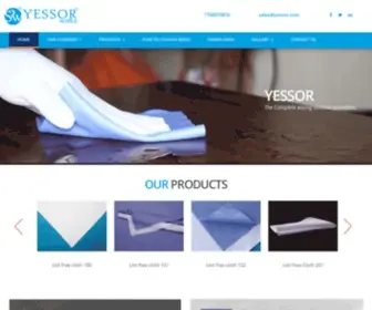 Yessor.com(Wipe Manufacturer in Coimbatore) Screenshot