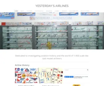 Yesterdaysairlines.com(Yesterday's Airlines) Screenshot