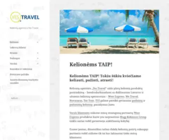 Yestravel.lt(Kelionių agentūra Yes Travel) Screenshot