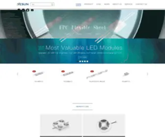 Yesun-Led.com(YESUN LED) Screenshot