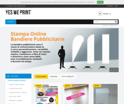 Yesweprint.it(Centro Stampa Digitale Online) Screenshot