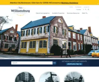 Yeswilliamsburg.com(Williamsburg Economic Development) Screenshot