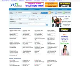 Yet5.com(Training Institutes) Screenshot