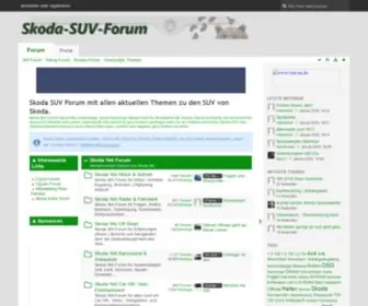 Yetiforum.de(Skoda Yeti Forum mit allen aktuellen Themen zum Skoda Yeti) Screenshot