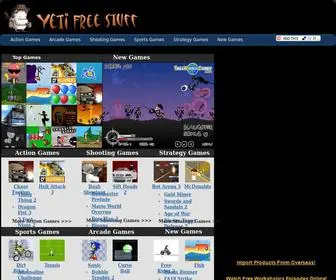 Yetifreestuff.com(Yeti Free Stuff) Screenshot