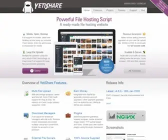 Yetishare.com(File Hosting Script) Screenshot