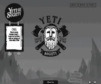 Yetisociety.com(We build iconic marketing) Screenshot