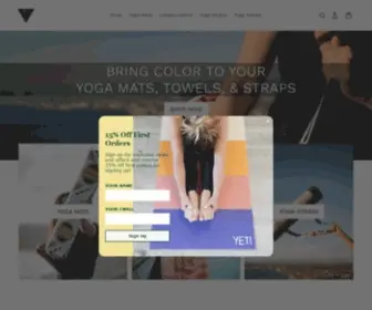 Yetiyogaco.com(Yoga mats and yoga accessories for health and fitness. Yeti Yoga) Screenshot