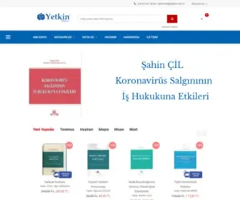 Yetkin.com.tr(Yetkin Hukuk Yayınları) Screenshot