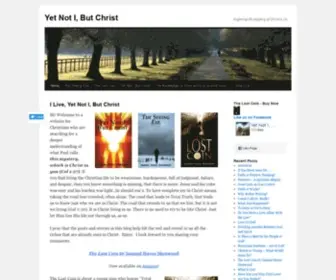 Yetnotibutchrist.com(Christ in us) Screenshot