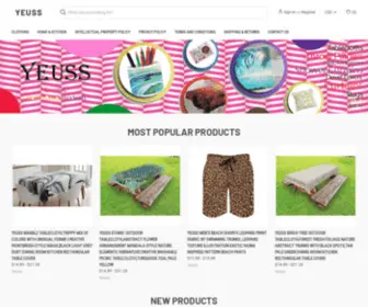 Yeuss.net(Yeuss Home decoration printing personalized customized products) Screenshot