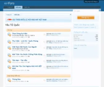 Yeutoquoc.org(Yêu) Screenshot