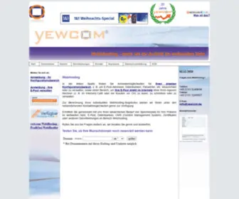 Yewcom-Webhosting.de(WebHosting WebDesign Domains Suchmaschinenoptimierung SEO SEM) Screenshot