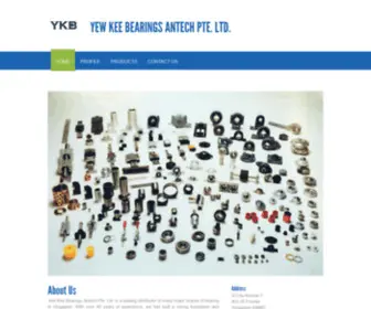 Yewkeebrg.com(YEW KEE BEARINGS ANTECH PTE) Screenshot