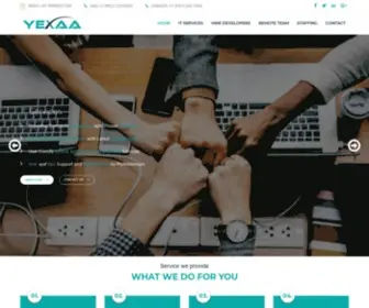 Yexaa.com(Web Development) Screenshot