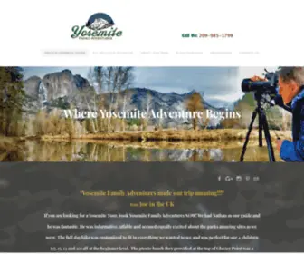 Yfaguides.com(Yosemite Private Tours) Screenshot