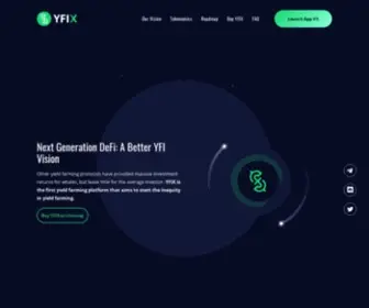 Yfix.finance(Next Generation DeFi) Screenshot