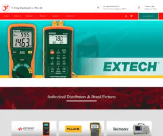 Yfong.com.sg(Y Fong Instruments) Screenshot