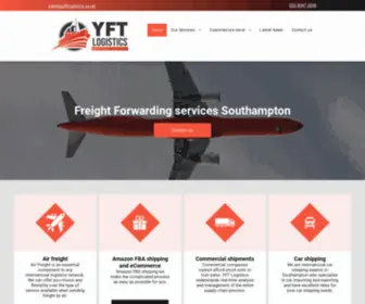 YFtlogistics.co.uk(Freight Forwarder Southampton UK Cover All Ports Felixstowe) Screenshot