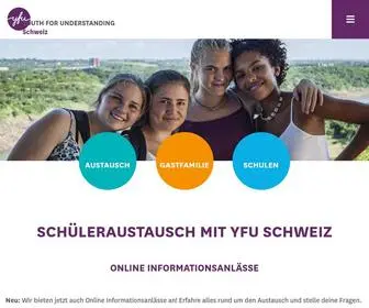 Yfu.ch(YFU Schweiz) Screenshot