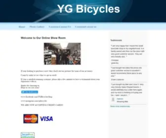 Ygbicycles.com(YG Bicycles) Screenshot