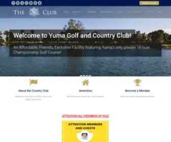 YGCC.org(Yuma Golf and Country Club) Screenshot